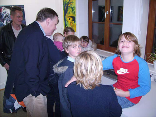 Vernissage der Ausstellung "Moderne Junge Kunst" 2006